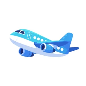 An airplane